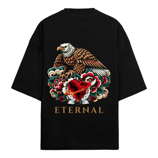 HEART OF REBELS OVERSIZED TERRY TEE - Rizz Drip